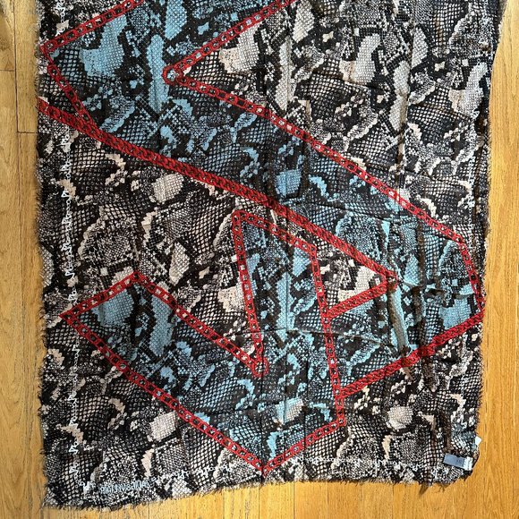 Zadig & Voltaire Delta ZV Initial Wild Scarf - New with Tags - Picture 1 of 5